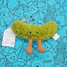 15cm Amusable Green Sour Pickle Plush Toy Cute Collectible Soft Stuffed toy USA