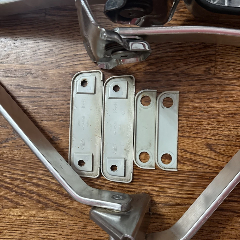 80-97 F150 F250 F350 BRONCO  SIDE MIRRORS STAINLESS TRUCK OEM HARDWARE GASKETS  - Image 4 of 4