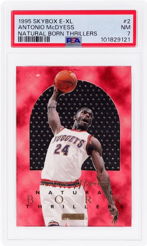 1995 Skybox E-Xl Antonio Mcdyess Natural Born Thrillers #2 PSA 7 Rookie RC