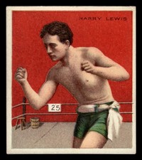 1910 Champions T218 BOXING Harry Lewis #NNO HOF MID GRADE MECCA LOOKS GREAT!