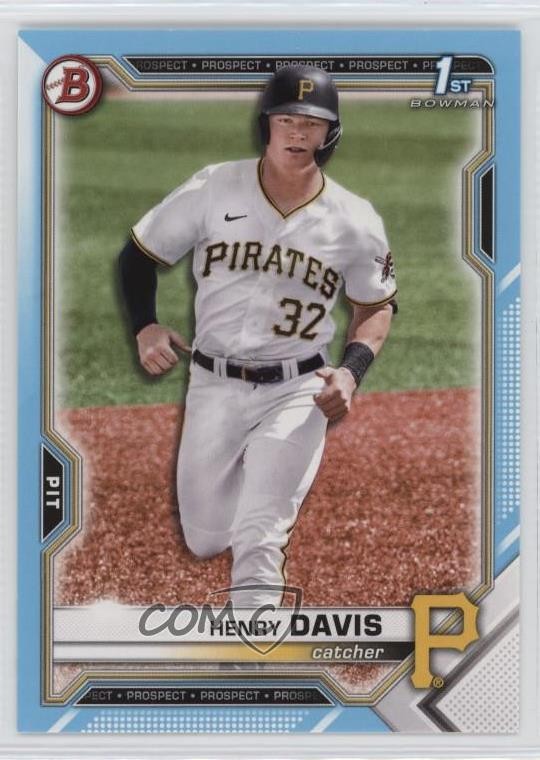 2021 Bowman Draft Sky Blue 361/499 Henry Davis #BD-48 18yu