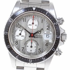 Tudor Prince Date Chronotime 79270 Automatico 39mm Scatola Documenti Argento Cronografo