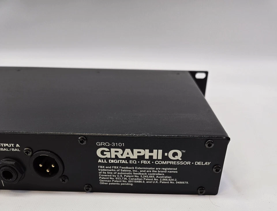 Sabine Graphi-Q GRQ-3101 Digital EQ FBX Compressor Rackmount Pro Audio USA - Image 4 of 4