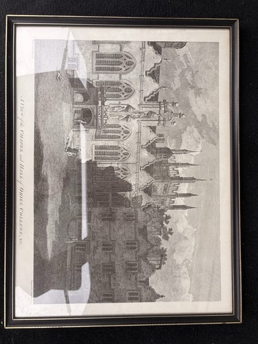 Wm Turner & James Basire Framed Engraving of Oriel College Chapel Hall, 10x14" - Picture 2 of 6