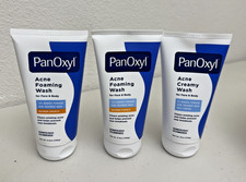 PanOxyl Acne Foaming Wash 4 10 Benzoyl Peroxide Maximum Strength 5.5 oz 3 Pack