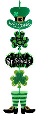 St. Patrick's Day Door Sign St. Patrick's Day Themed Hanging Welcome Sign Irish