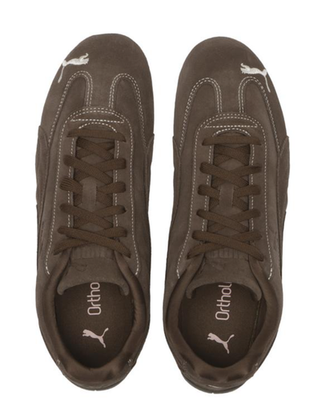 Puma Speedcat OG 407975-01 Natural Leather Chocolate Unisex Men's