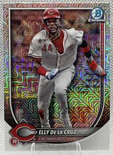 ⚾⚾2025 Bowman Chrome ELLY DE LA CRUZ Reds SILVER MOJO Refractor Top Prospect⚾⚾