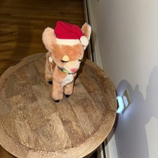 Vintage R Dakin 1974 Reindeer Fawn Deer Stuffed Animal Plush Toy Christmas