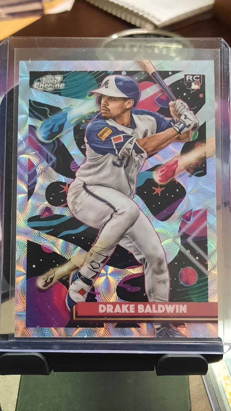 2025 Topps Cosmic Chrome - Drake Baldwin #96 Nucleus Refractor (RC)