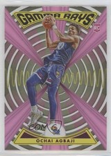 2022-23 Panini Chronicles Draft Picks Gamma Rays Pink Ochai Agbaji #ZG-OCH 06p8