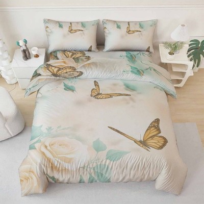 3D Butterfly Theme Quilt Cover Set Bedding Sets Pillowcases