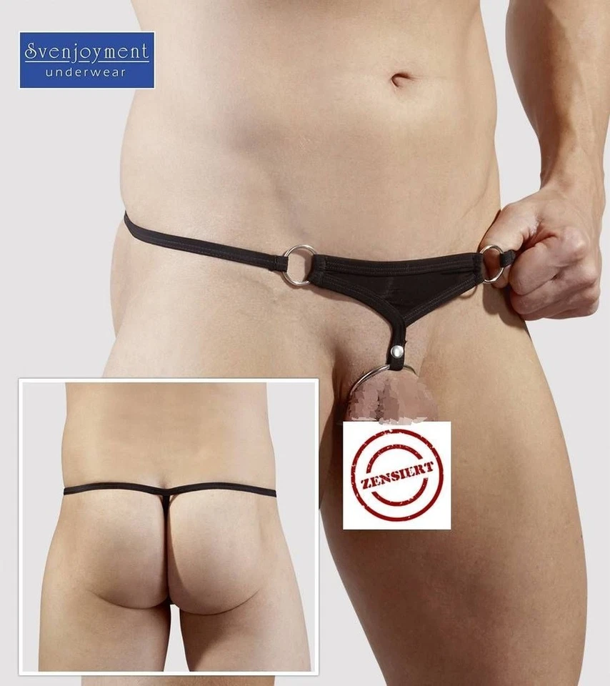 Svenj. Frontoffen Mini G String Mikrofaser NEU SHOWMASTER RING GAY in S M L XL - Bild 3 von 4