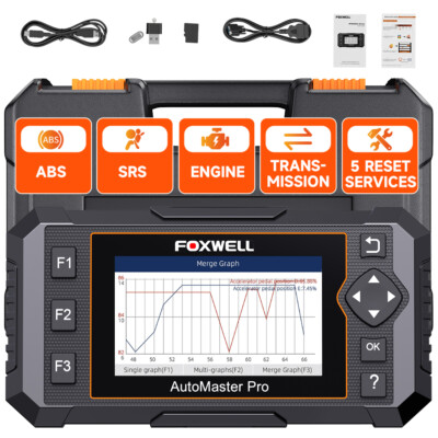 FOXWELL NT614 Elite Auto Scanner   EPB/Öl/ABS/SRS Reset & TCM/ECM Scan