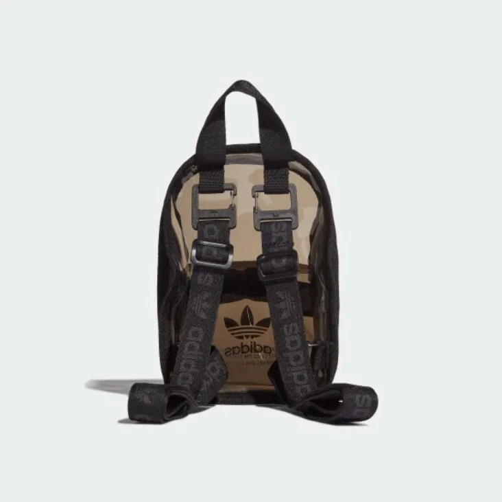 Adidas H5100 Mini Transparent Backpack Bag Black | Ebay