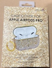   New  Delia's Gold Glitter Air Pod Pro Cover Case