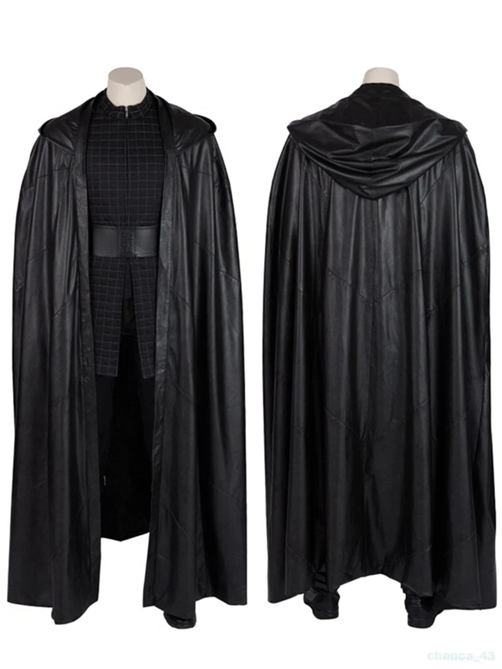 Star Wars 9 The Rise of Skywalker Кайло Рен косплей костюм плащ костюм для Хэллоуина - Изображение 3 из 4