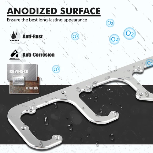 Billet Square Coils Valve Cover Mount Coil Brackets D581 12558693 For LS LS1 LS6 - Picture 4 of 15