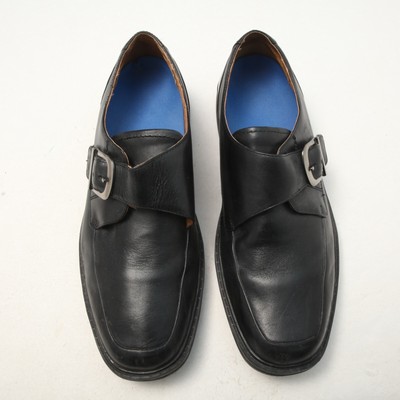 Dr Comfort Shoes Mens 11.5 M Black Leather Monk Strap LEADER  display picture 2