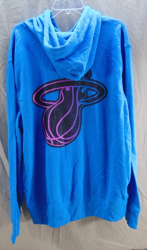 miami heat hoodie blue