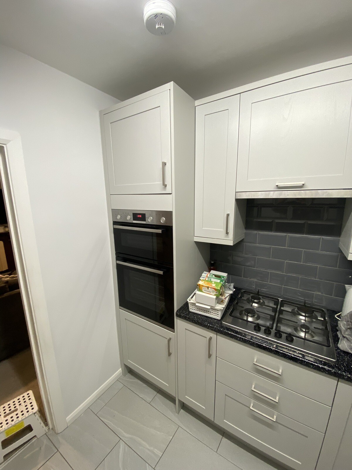 Light Grey Shaker Style Complete Kitchen Units! Used! eBay