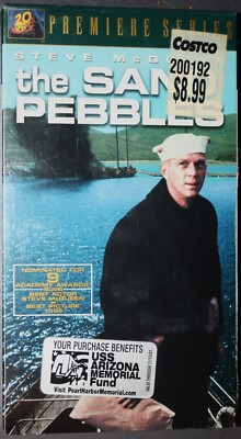 Sand Pebbles [VHS](中古品) THE SAND PEBBLES (vhs) Steve McQueen, Richard Attenborough. NEW