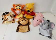 Disney Winnie the Pooh  Tigger Hand Puppet  More Lot of 6