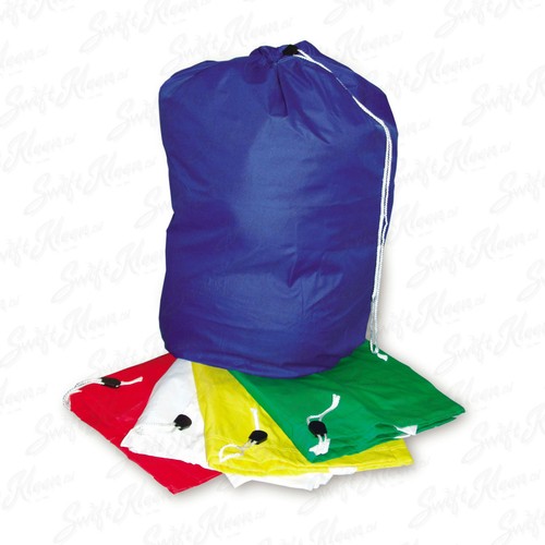 Bolsa de lavandería amarilla extra grande de alta resistencia saco con cordón comercial lavable - Imagen 3 de 3