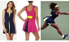 Nwt Serena Williams pleated Nike Tennis Dress w/ Bra XS M Medium L Large XL