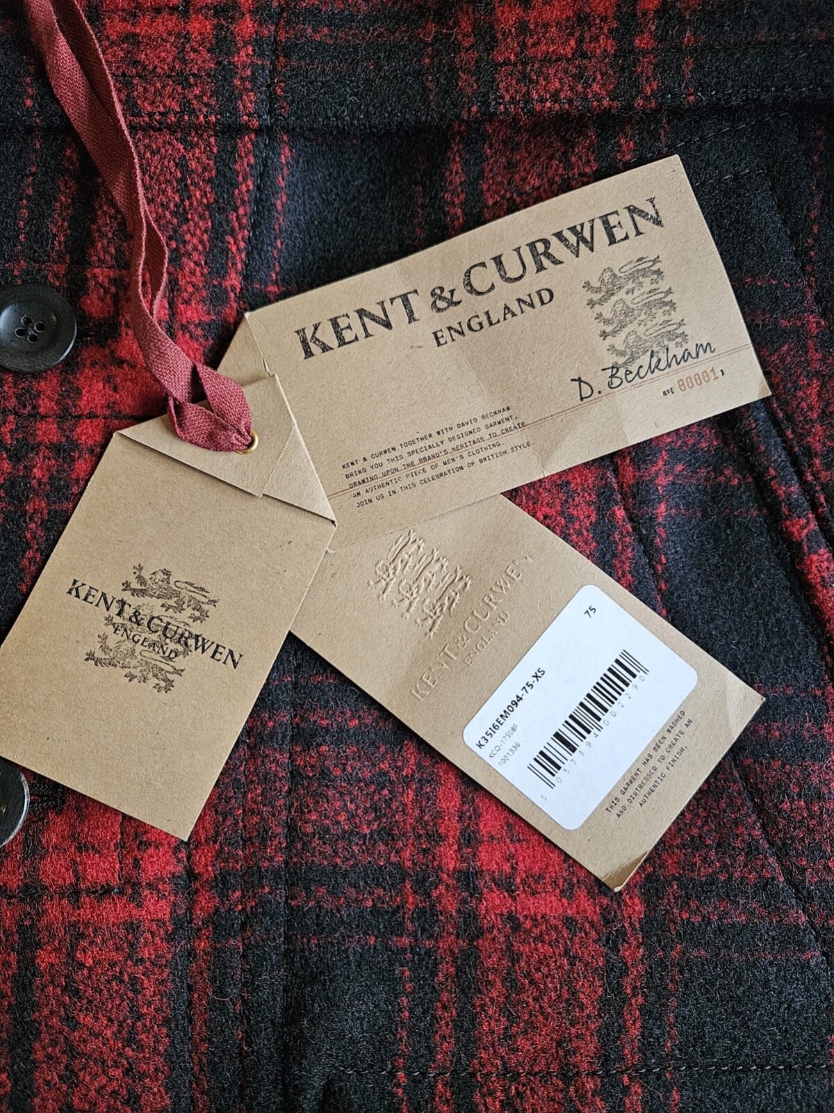 Kent & Curwen David Beckham Italian Made Fur Collar Wool Car Coat; Rare+Awesome! image 4