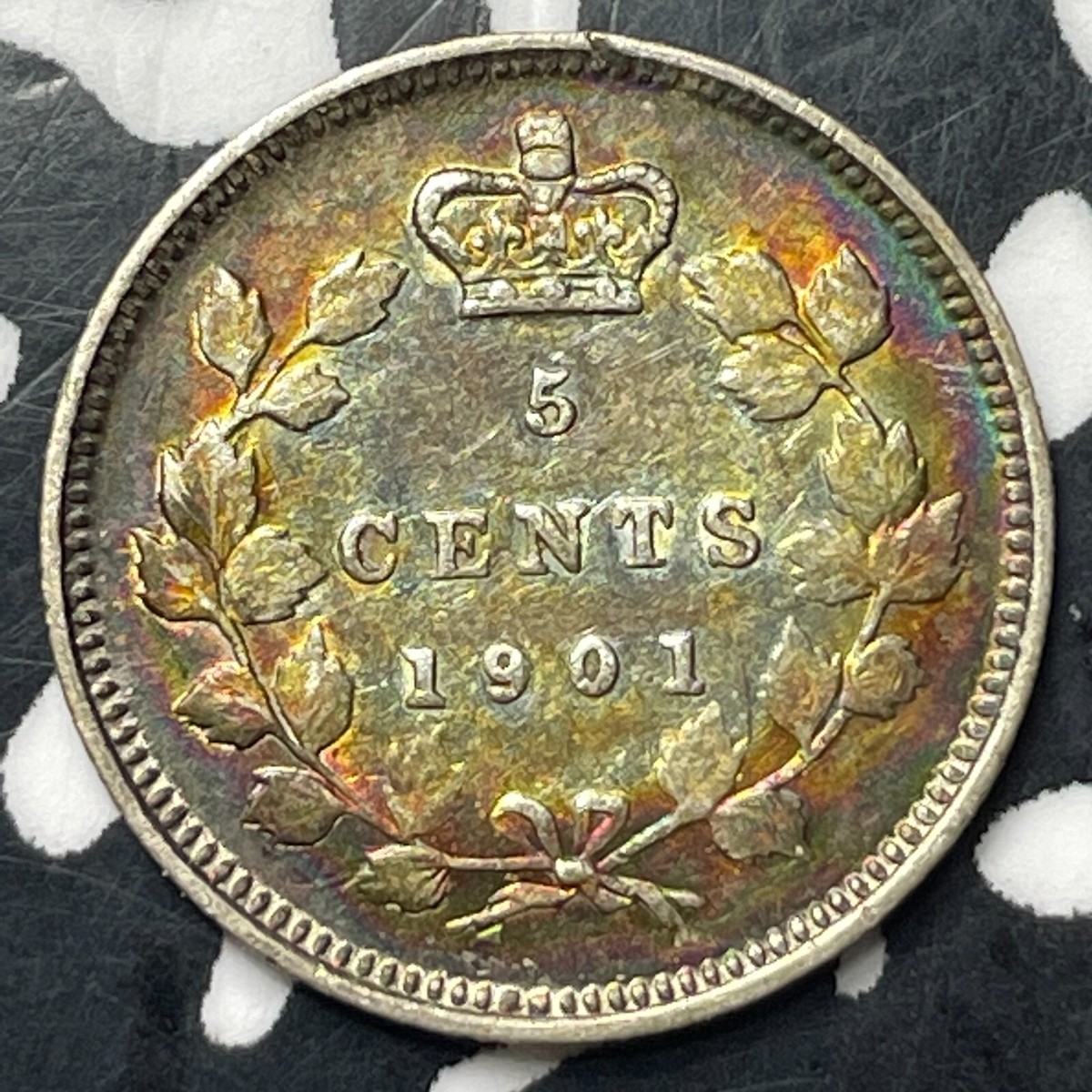 1901 Canada 5 Cents Lot#T2262 Silver! Nice! | eBay