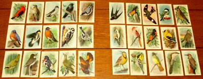 vintage tobacco cards Vintage Tobacco Cards Useful Birds of America 9th. & 10th.Complete Sets (15  ea.)