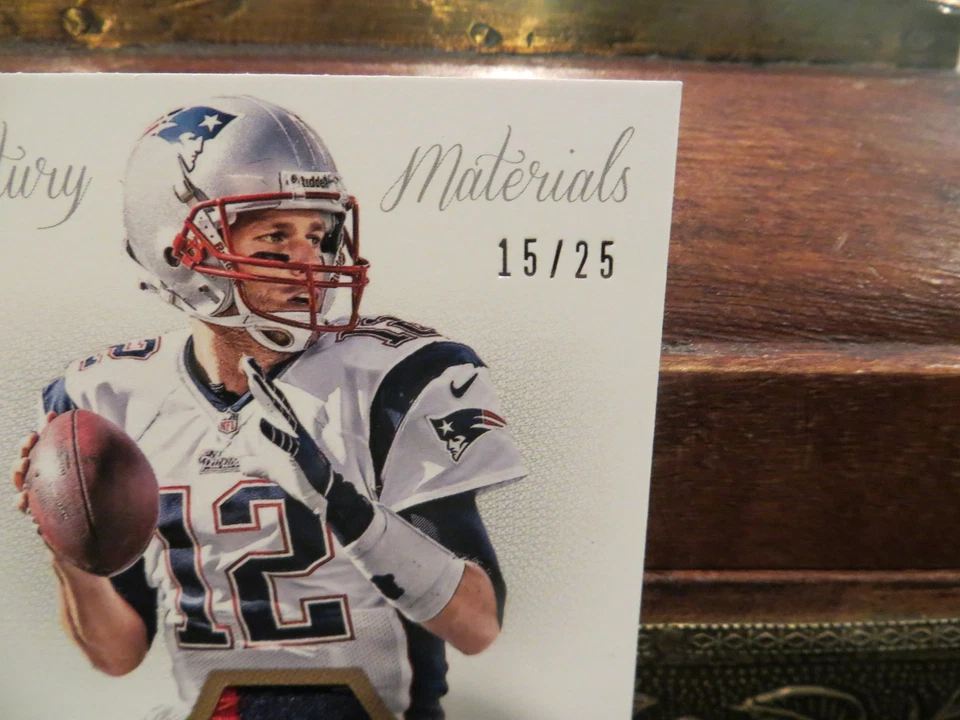 National Treasures Century Materials Prime Jersey Patriots Tom Brady 15/25  2013 - Image 4 of 4