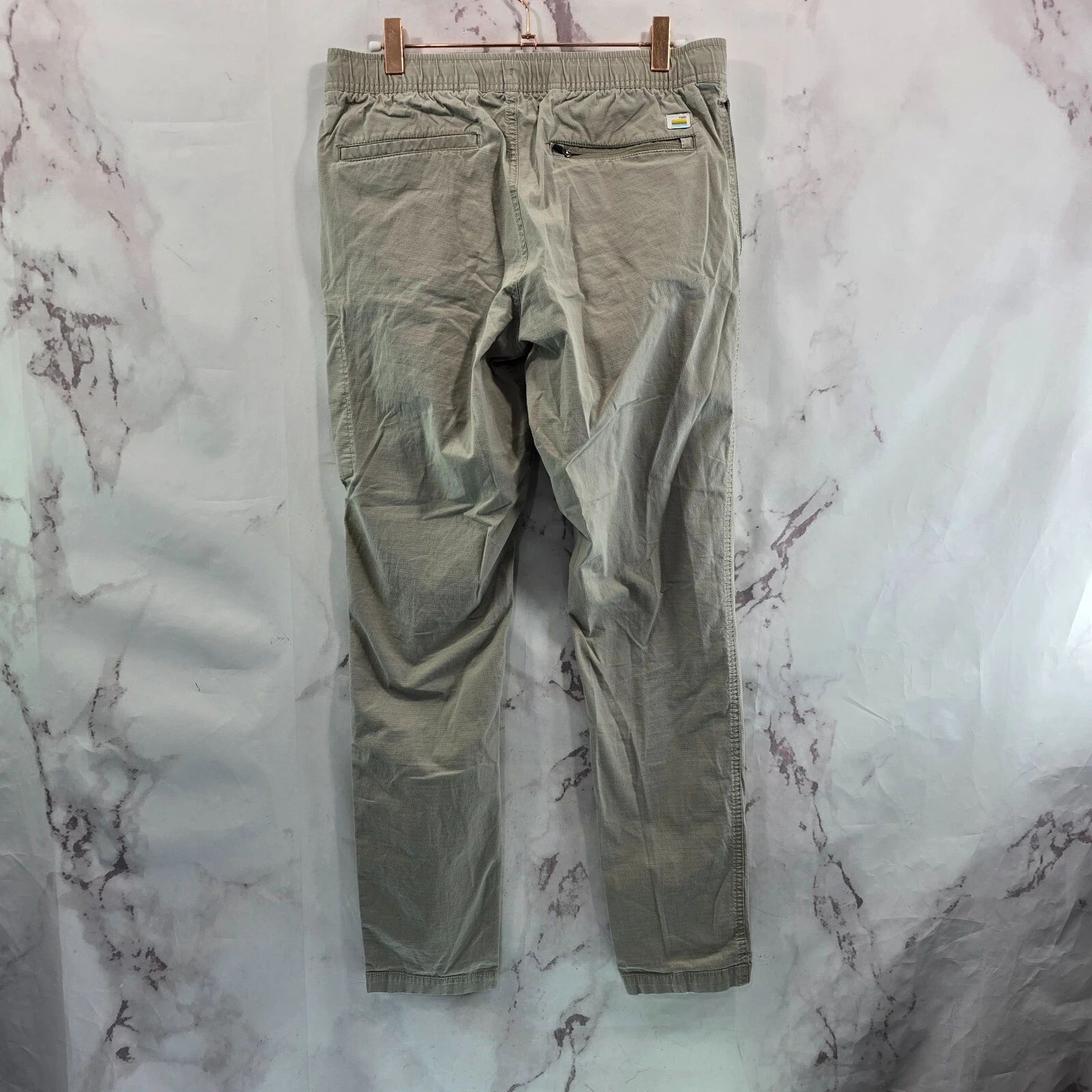 vuori ripstop organic drawstring pull on pants
