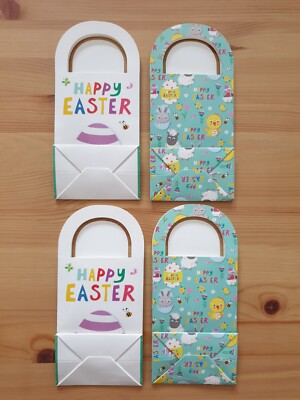4er-Pack OSTERN-LECKERBISSEN-TASCHEN - IDEAL FÜR HAUSGEMACHTE ODER KLEINE GESCHENKE