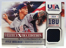 2014 Panini Elite Extra Edition KYLE MOLNAR #18 18U National Team Relic Card