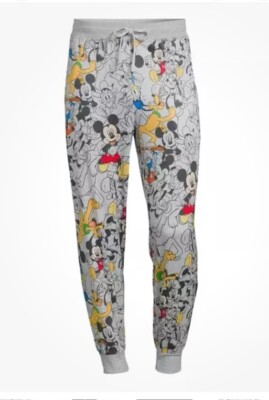 Disney Mickey Mouse Mens Lounge Pants Jogger SOFT Light Weight Size XL