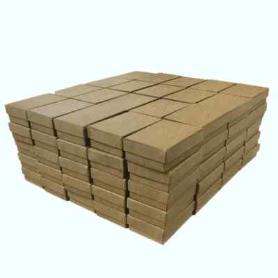500 pcs Bulk 3-1/4'' x 2-1/4'' x 1'' Cotton Filled Jewelry Packaging Gift Boxes #32