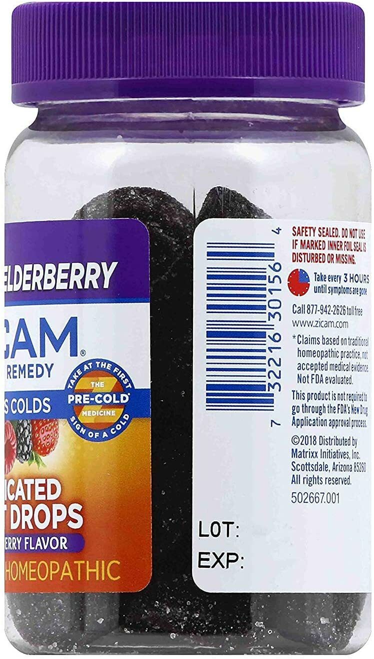 ZICAM ELDERBERRY Sambucus Triple Action 2 Types Of Zinc Winter VIRAL SUPPORT eBay