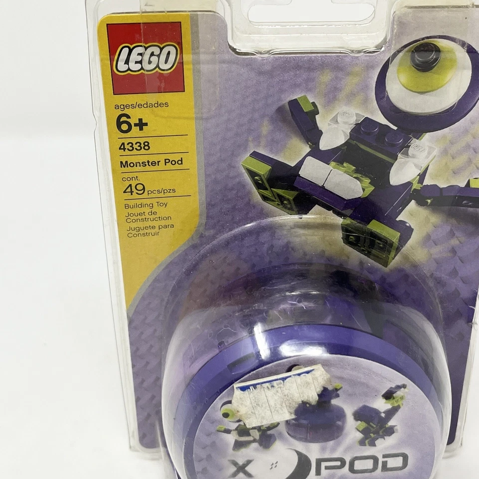 Lego 4338 MONSTER POD Purple - Factory Sealed 2005 -retired - NEW - NIB - Image 2 of 4
