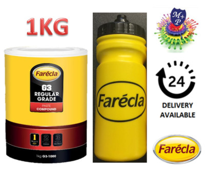 Farecla G3 Regular Grade Compound Paste 1kg Tube Autopolitur & Sportflasche