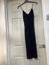Lovely Silky Navy Dress . Size 6. From Club L.