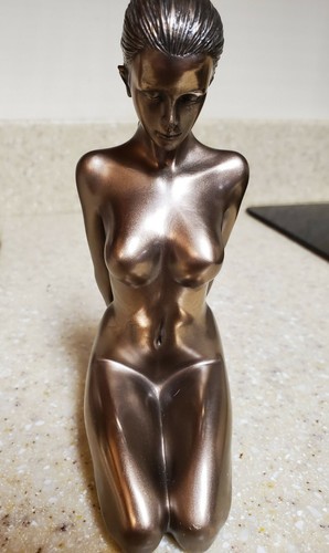 Hood Ornament Rat Rod 🐀 Big Rig Sexy Goddess Lady Metallic Finish - Picture 3 of 10
