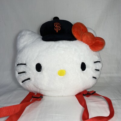 hello kitty giants backpack San Francisco Giants Hello Kitty Day SOLD OUT VIP Backpack Plush Bag MLB  7/8/23
