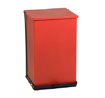 Detecto P-100R Red 100 Qt. Step-On Can