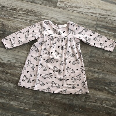 Kleid Tunika Einhörner NEXT Größe 86