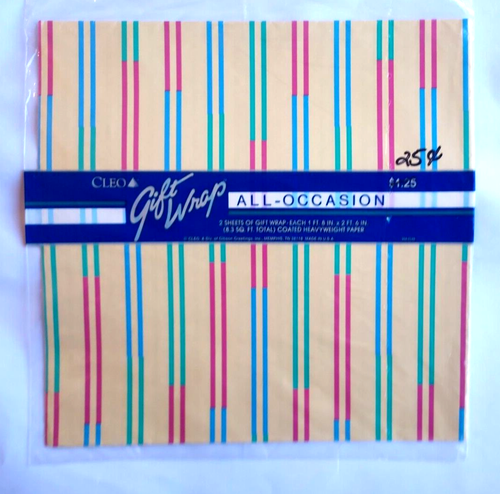 Vintage Cleo Geschenkpapier Geschenkpapier alle Anlässe mehrere Designs 5 Pkgs - Bild 2 von 11