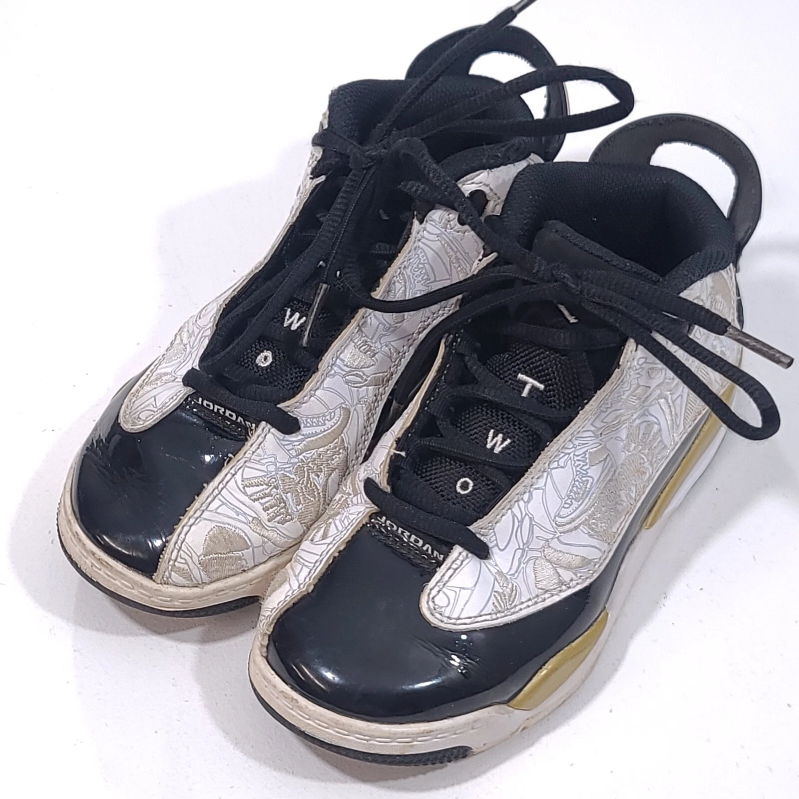 Nike Jordan Dub Zero (PS) Youth's 13C 311071 005 in buone condizioni S4