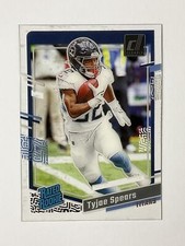2023 Clearly Donruss #88 Tyjae Spears Tennessee Titans Rated Rookie!