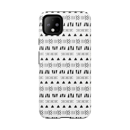 Black and White Southwestern Aztec Pattern Google Pixel Tough Cases - 第 84/131 張圖片